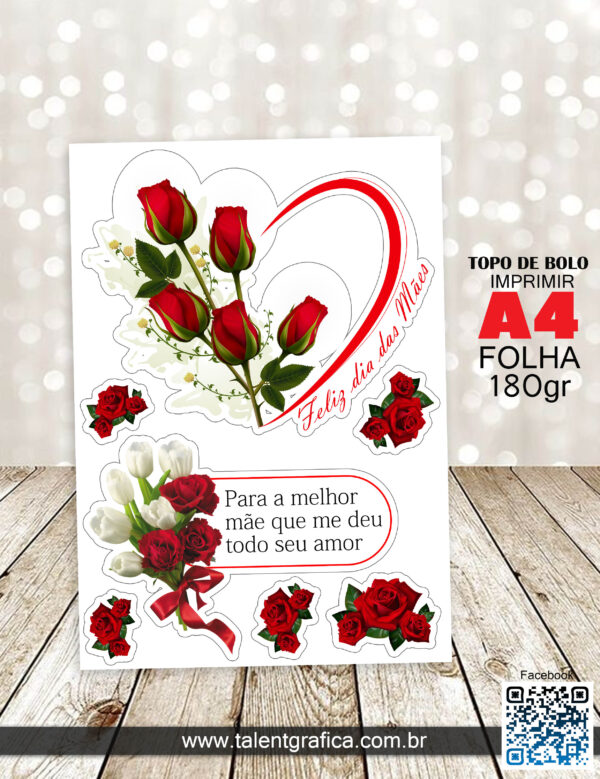 Dia das Mães Rosas