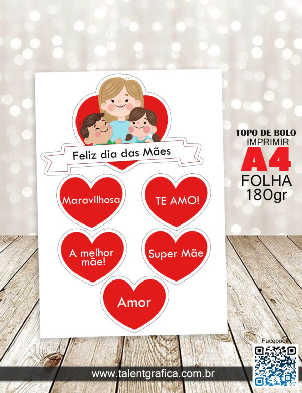 Dia das Mães Coração Mãe