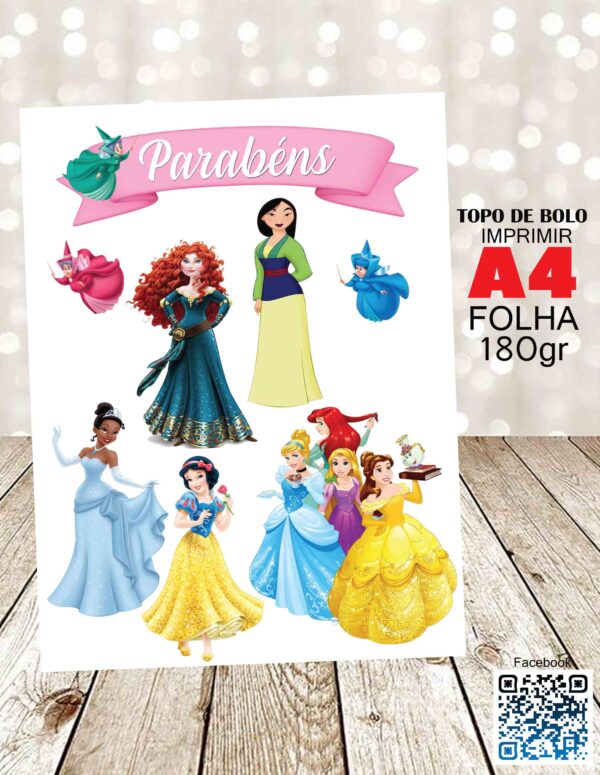 Topo Princesas - Imagem 2