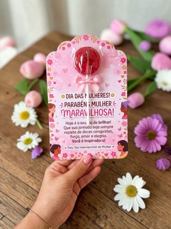Card para pirulito