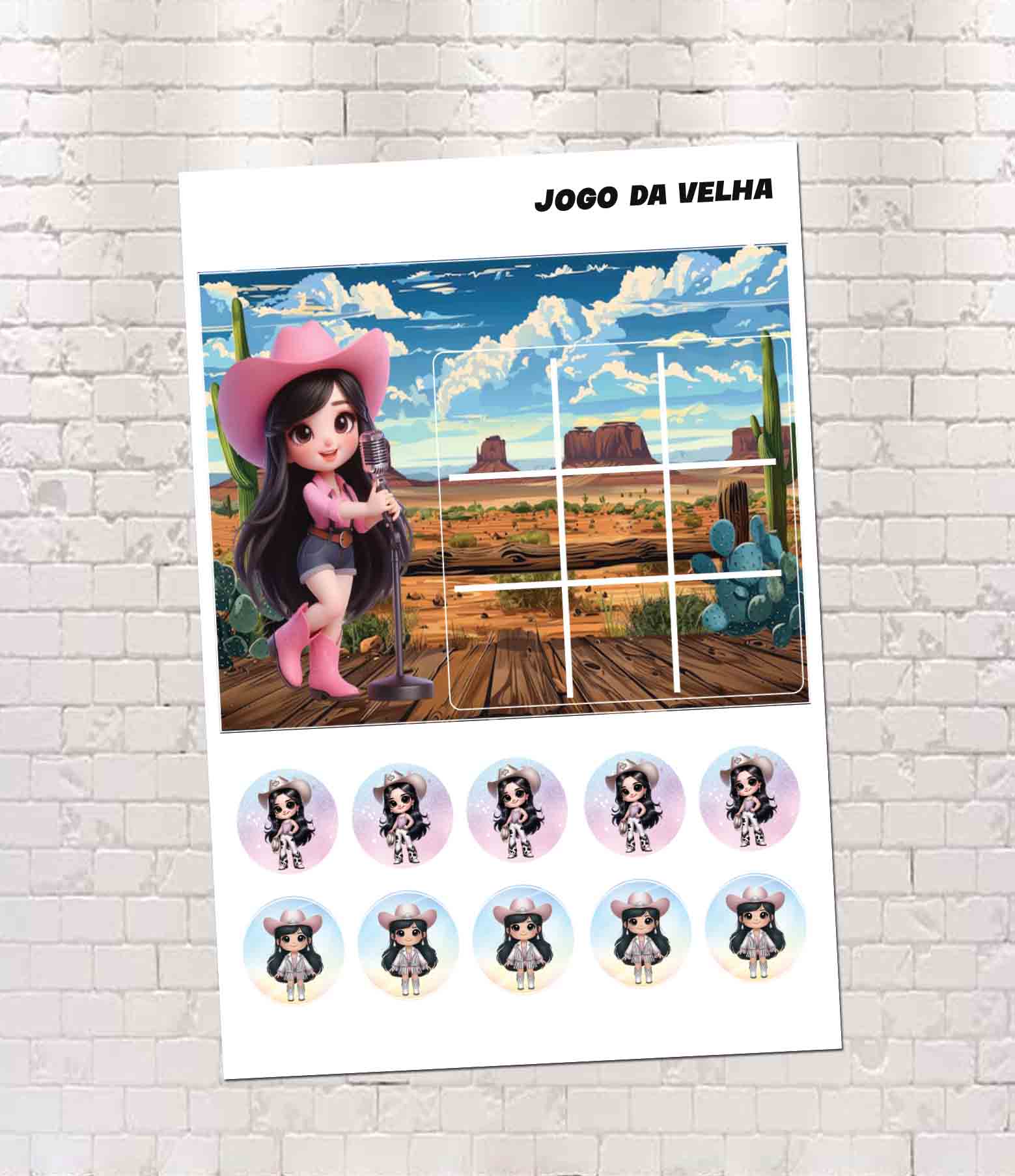 Jogo da velha Ana Castela